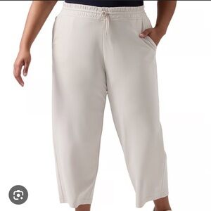 Athleta Seasoft Straight Crop Pant Tan S/982929